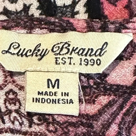 Lucky Brand long sleeve top in red, white and blue size medium - Picture 9 of 9